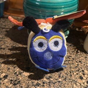 NWT Bee Abeille Plush Stuffed Animal Bee with Sparkly Wings & Embroidered Face